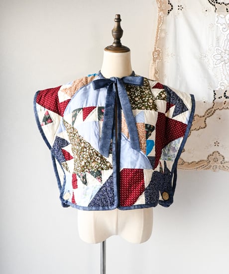 【tiny yearn】Crazy Quilted Patchwork Vest
