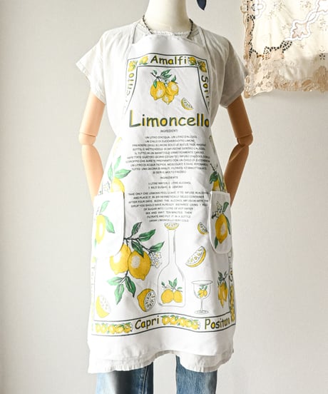 【curoam】Italy limoncello souvenir apron