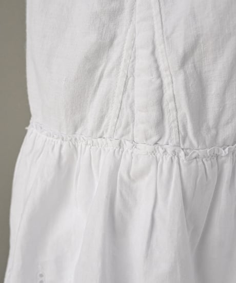 【Seek an nur】1900-20's antique cotton night dress