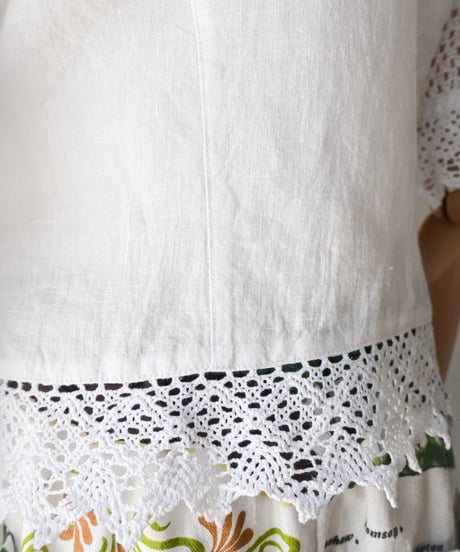 【Seek an nur】Euro lace linen dirndl blouse
