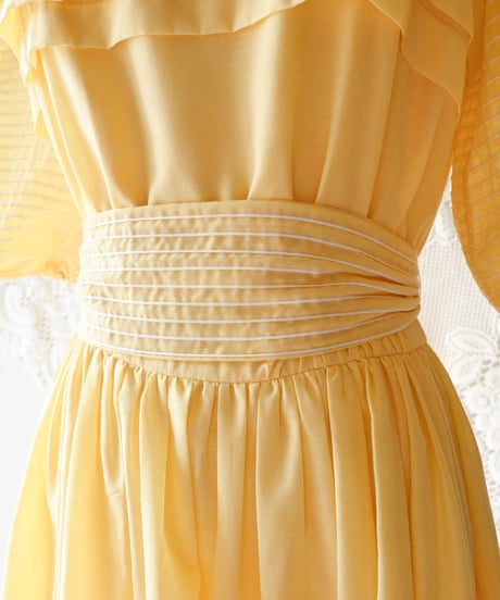【tiny yearn】W-German Puff Maxi Dress