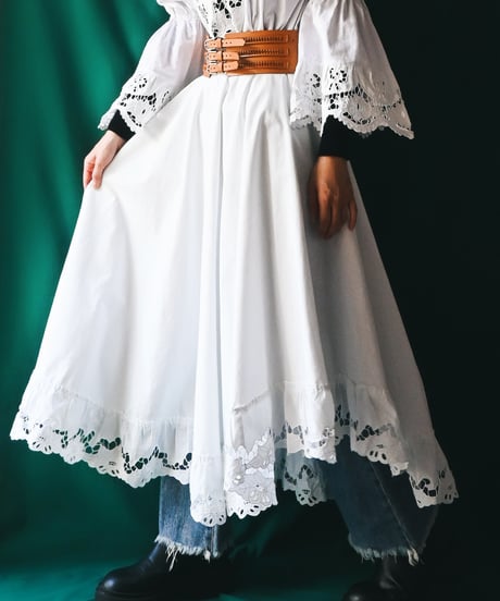 【Seek an nur】Romanian Vintage Traditional Cutwork Setup