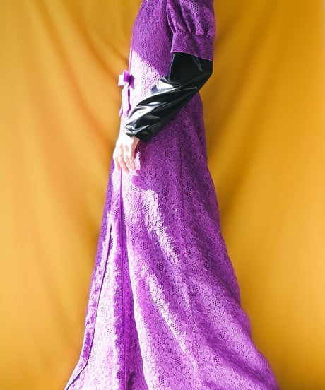 【tiny yearn】1970's Euro Lace Maxi Dress