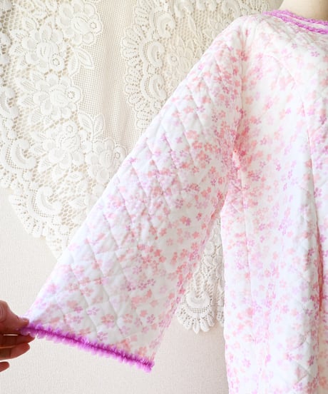 【tiny yearn】Vintage Euro Quilted Night Gown