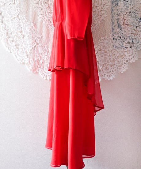 【tiny yearn】Euro Sheer Fishtail Maxi Dress