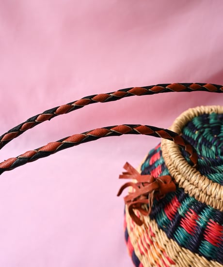 【tiny yearn】Bolga Pot Woven Craft Basket
