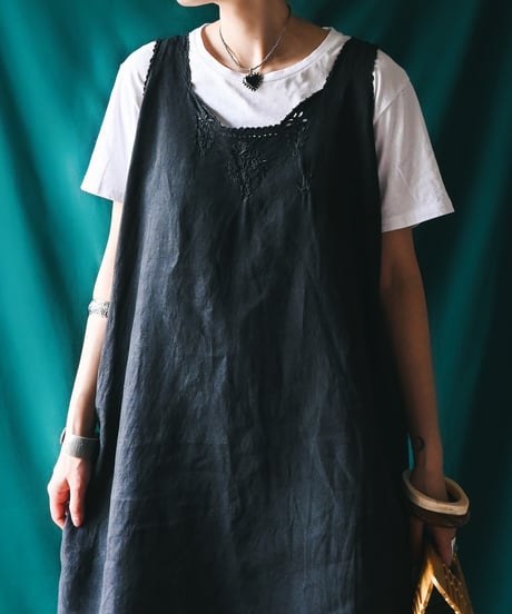 【Seek an nur】French Antique Linen Night Dress