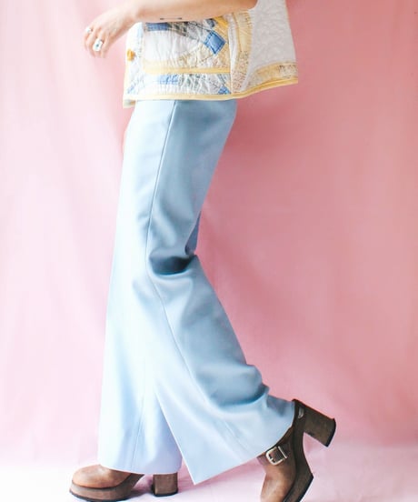 【tiny yearn】1970's Center Crease Slacks Pants