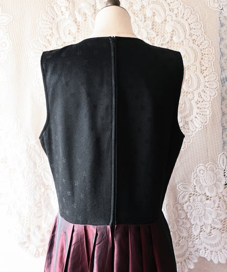 【Seek an nur】Tyrolean Black×Metallic Dirndl Dress