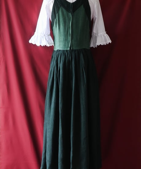 【Seek an nur】Tyrolean Linen Dirndl Dress