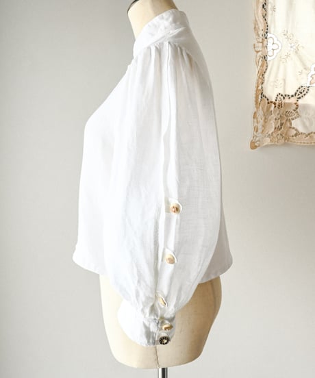 【Seek an nur】Tyrolean linen trachten blouse
