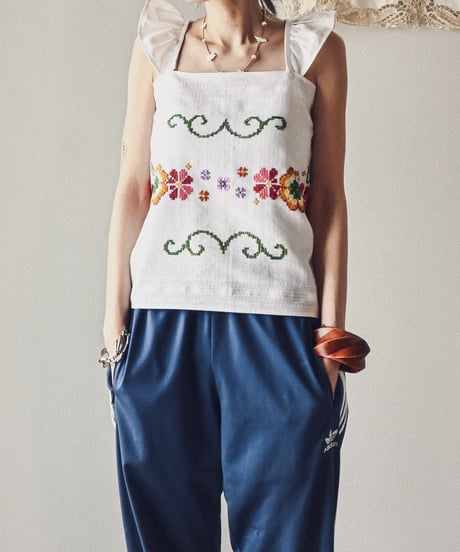【Seek an nur】Vintage embroidered cami