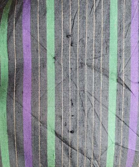 【Seek an nur】Euro Stripe Silk Flare Skirt