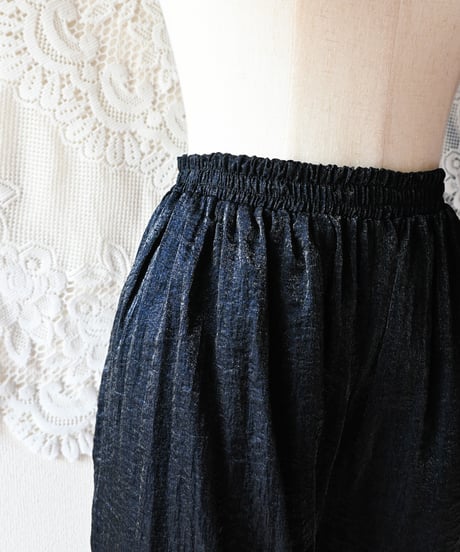 【tiny yearn】Euro Line Black Wind Pants