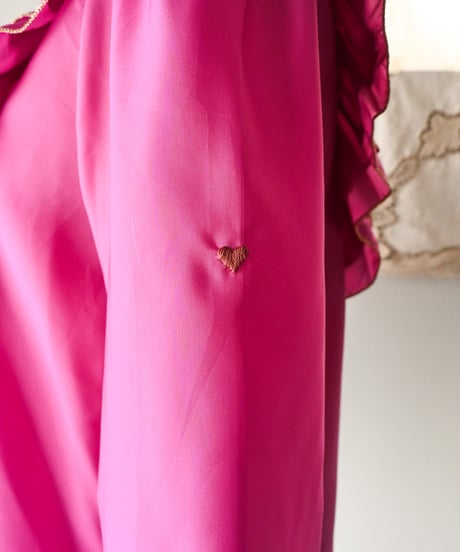 【Seek an nur】Euro Frill Bowtie Blouse