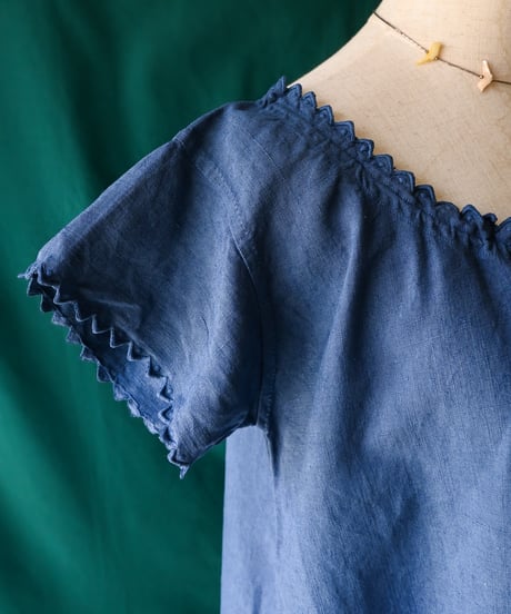 【Seek an nur】Early 20th c. French Linen Night Dress