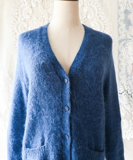 【Seek an nur】1960's Euro Mohair Knit Cardigan