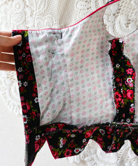 【tiny yearn】Tyrolean Floral Dirndl Bodices Vest