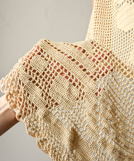 【Seek an nur】Vintage crochet cami dress