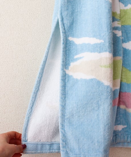 【tiny yearn】1970's Vintage Pile Beach Maxi Dress