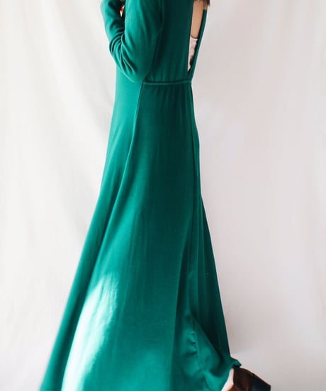 【Seek an nur】Open Back Jersey Maxi Dress⁡