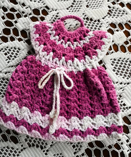 【Goods】Vintage Hand Crocheted Hot Pad