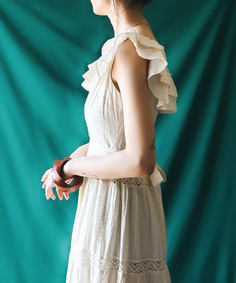 【Seek an nur】1970's Vera Mont Paris Maxi Dress