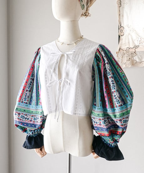 【curoam】Vintage Skirt Reworked Blouse