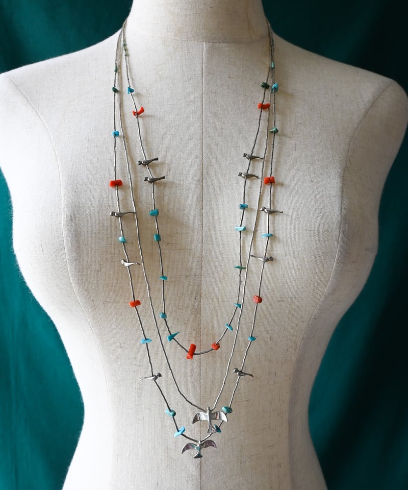 Accessory〉Native American Bird Fetish Necklace