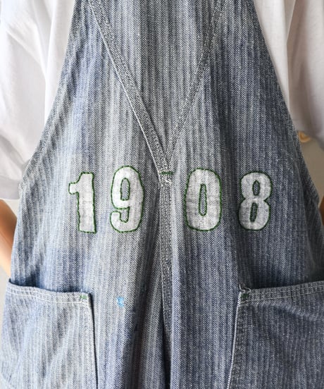 【curoam】Key Industries Herringbone Overalls