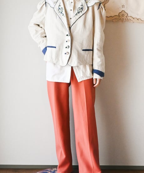 【Seek an nur】Tyrolean Linen Trachten Jacket