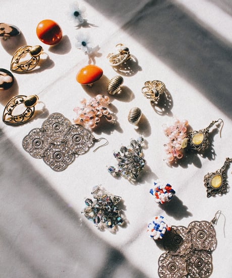 〈Accessory〉Vintage Gold Line Earring