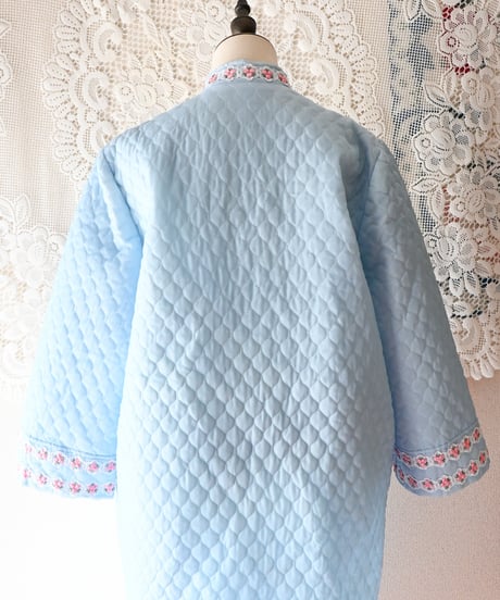 【tiny yearn】Vintage Euro Quilted Night Gown