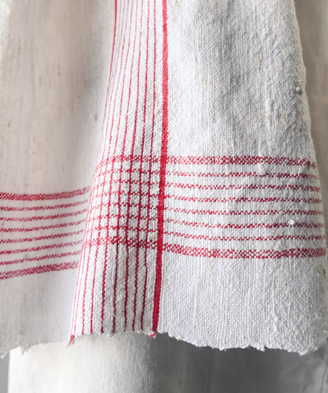 【Seek an nur】French antique linen waist apron