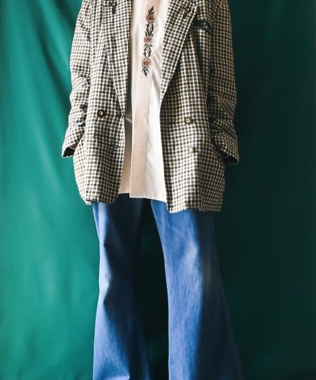 【Seek an nur】Tyrolean Check Over Jacket