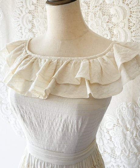 【Seek an nur】1970's Vera Mont Paris Maxi Dress