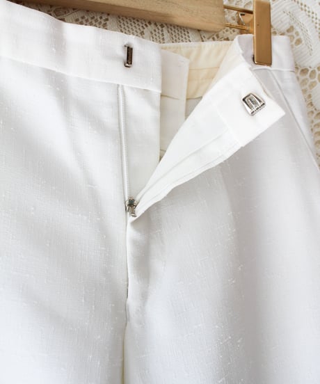 【Seek an nur】Vintage Euro White Slacks Pants
