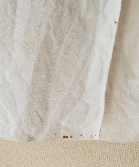 【Seek an nur】1890-1920's French Antique Linen Smock