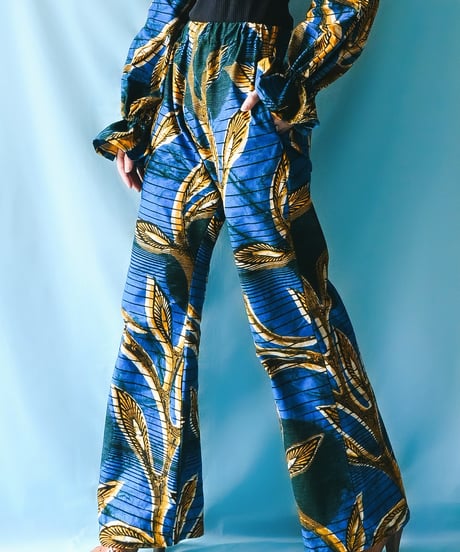 【tiny yearn】African Batik Bolero & Pants Set up