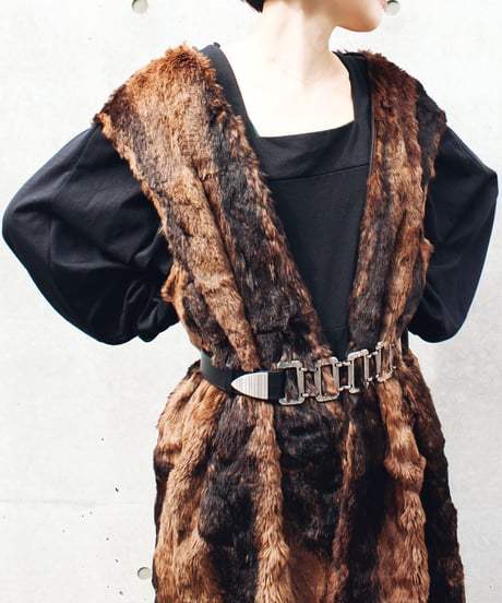 【Seek an nur】Balloon sleeve Black Maxi Dress