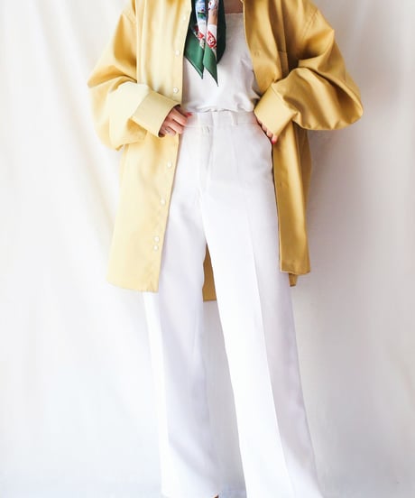 【Seek an nur】Vintage Euro White Slacks Pants