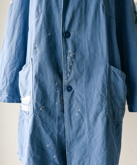 【tiny yearn】⁡70's German Embroidered Painted Work Coat