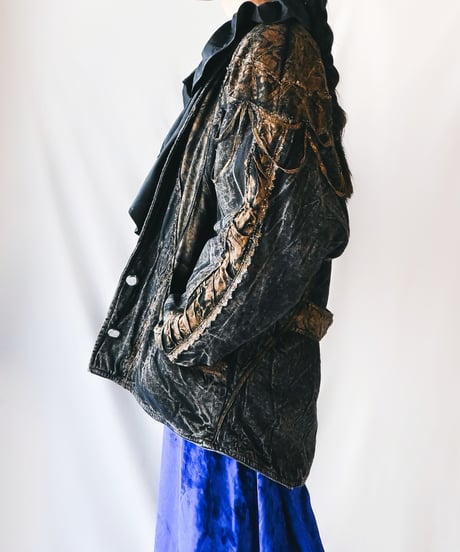 【Seek an nur】Design Chemical Denim Over Jacket