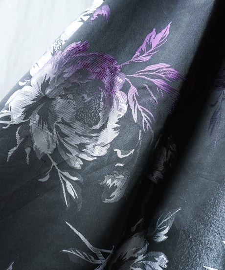 【Seek an nur】Euro Floral Satin Skirt