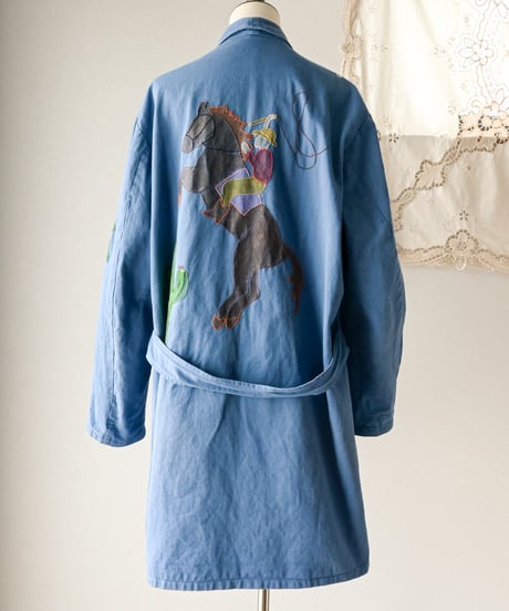 【tiny yearn】⁡70's German Embroidered Painted Work Coat