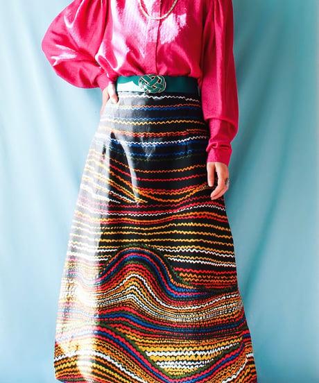 【tiny yearn】Vintage Euro Custom-made Maxi Skirt