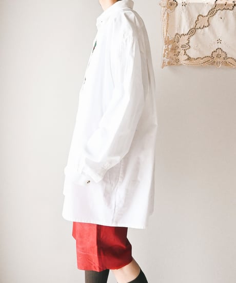 【Seek an nur】Tyrolean Embroidered Over Shirt