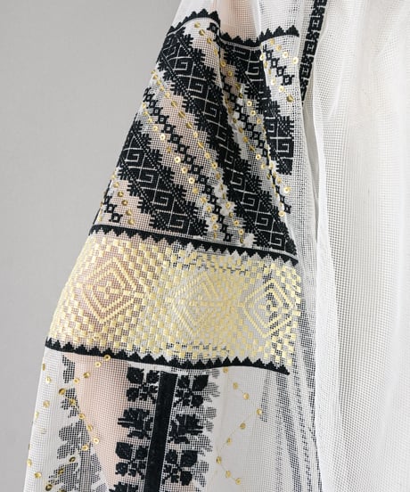 【Seek an nur】Romanian vintage embroidered le blouse
