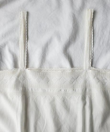 【Seek an nur】1900-20's antique cotton night dress
