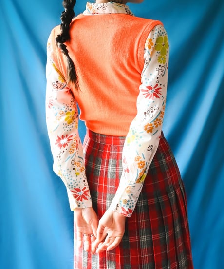 【tiny yearn】Euro Layered Design Knit Tops